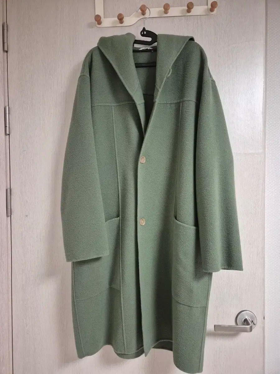 AURALEE オーラリー ベロア ウール フーディー コート 4