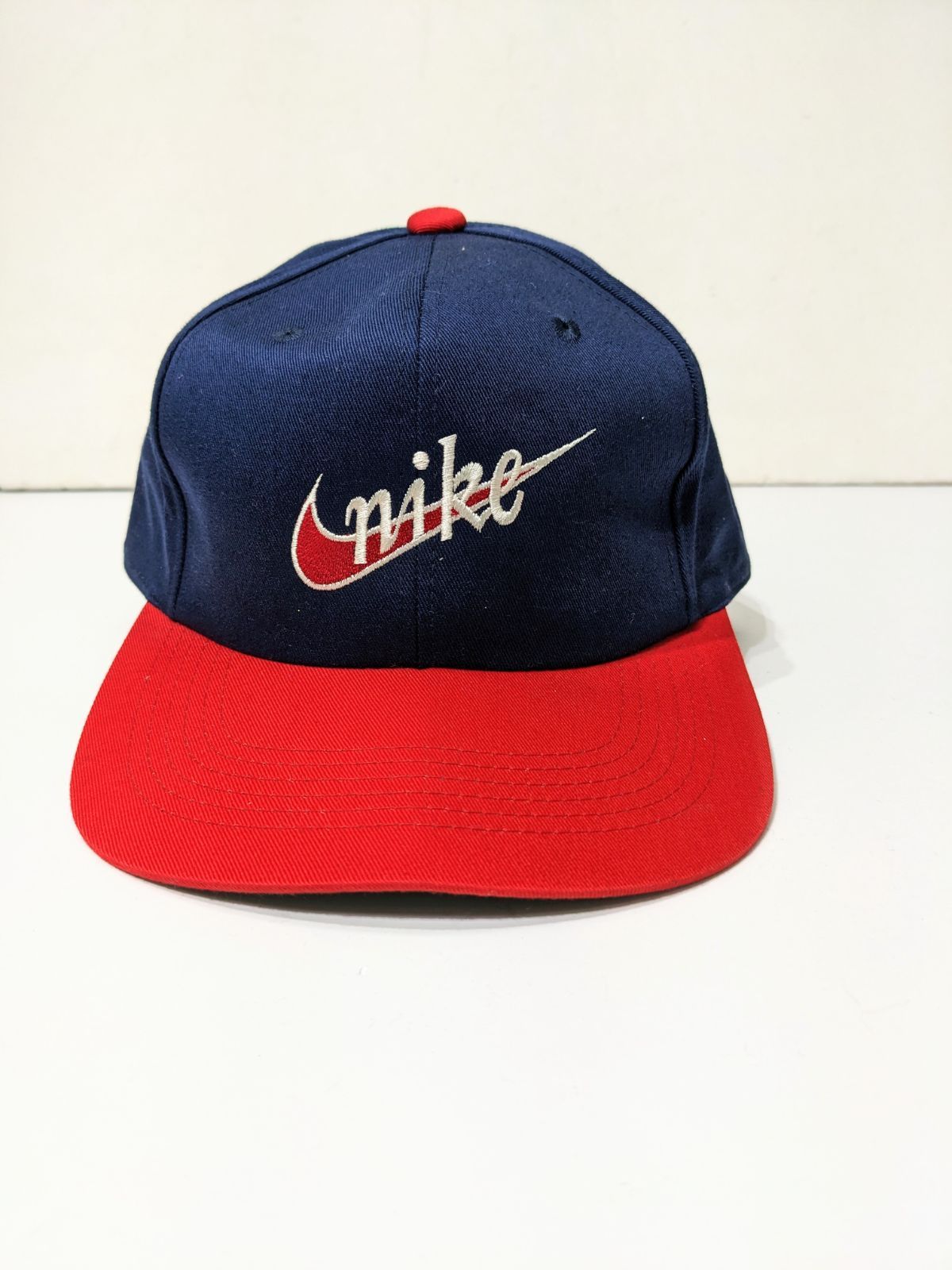 日本製 USA 90s NIKE ナイキ 6パネル キャップ-