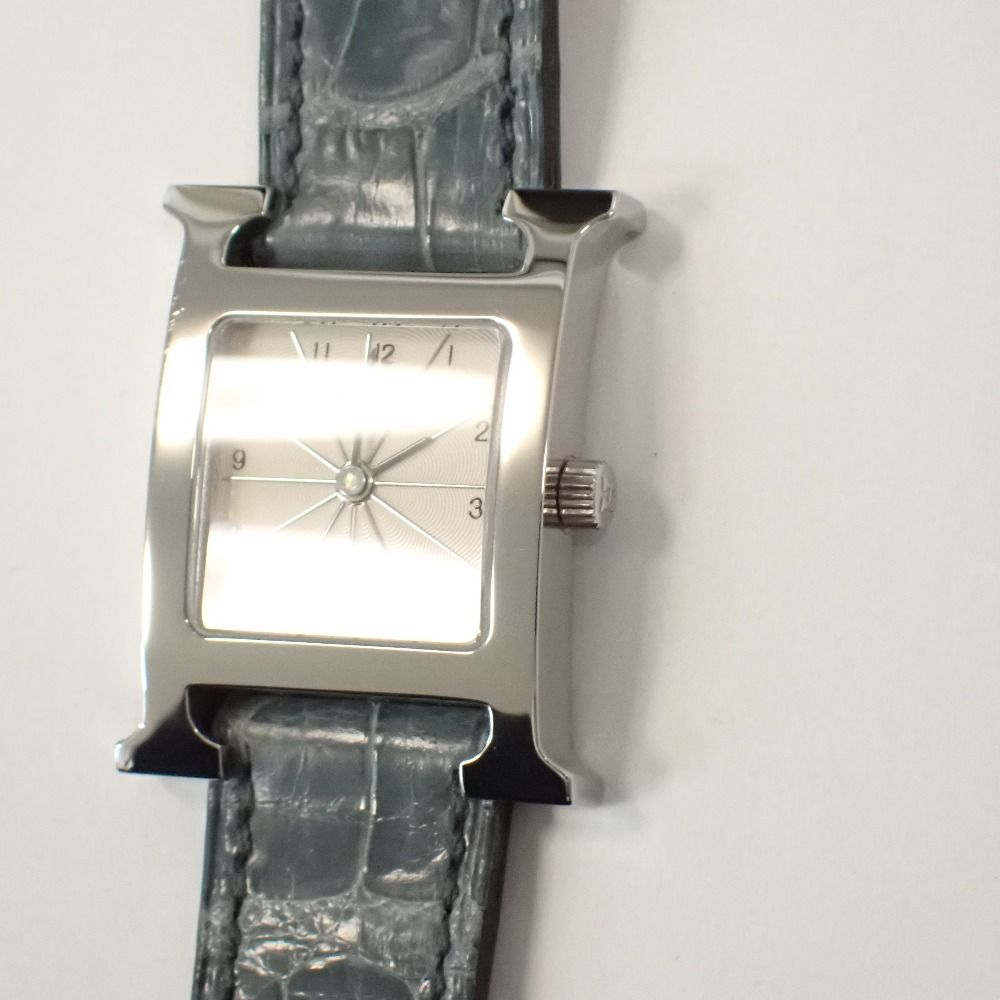 Th987022 エルメス 腕時計 Hウォッチ HH1.210 ホワイト文字盤 SS  