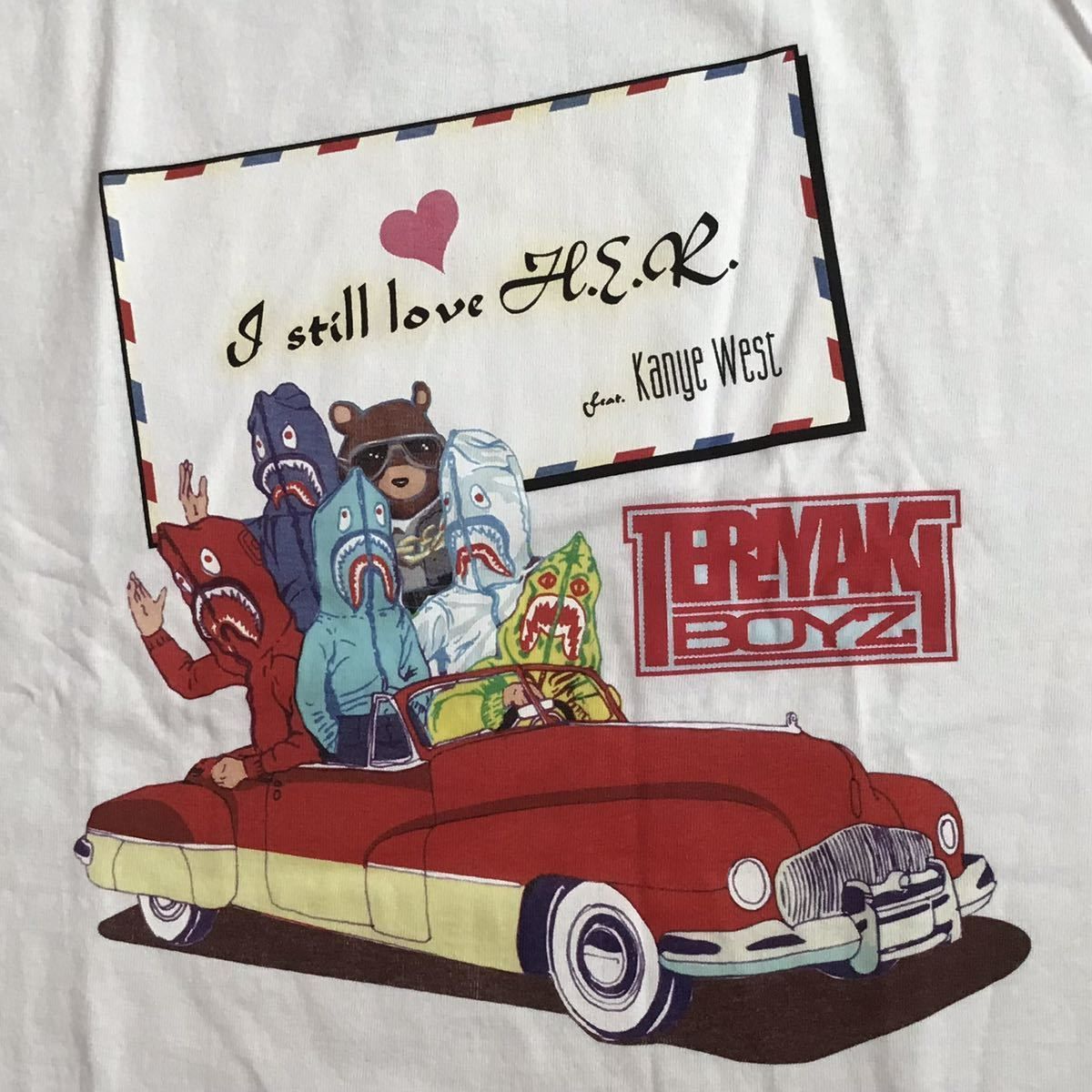 ☆新品☆ XL Kanye West Teriyaki Boys Tシャツ a bathing ape BAPE 