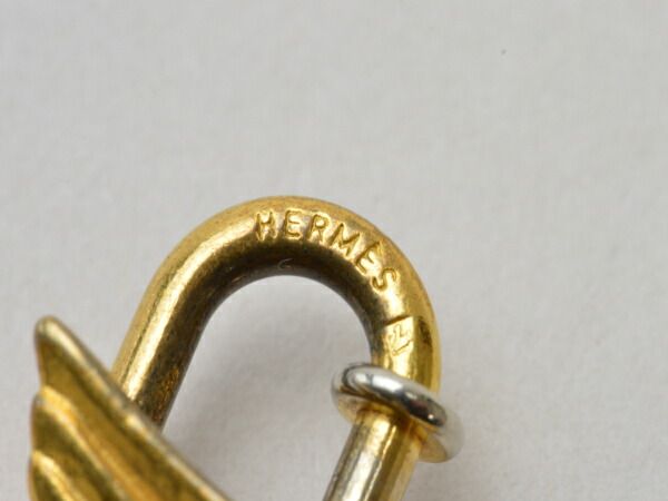 ★9D482 エルメス カデナ ペガサス 南京錠 チャーム ゴールド ☆9D482 エルメス カデナ ペガサス 南京錠 チャーム ゴールド