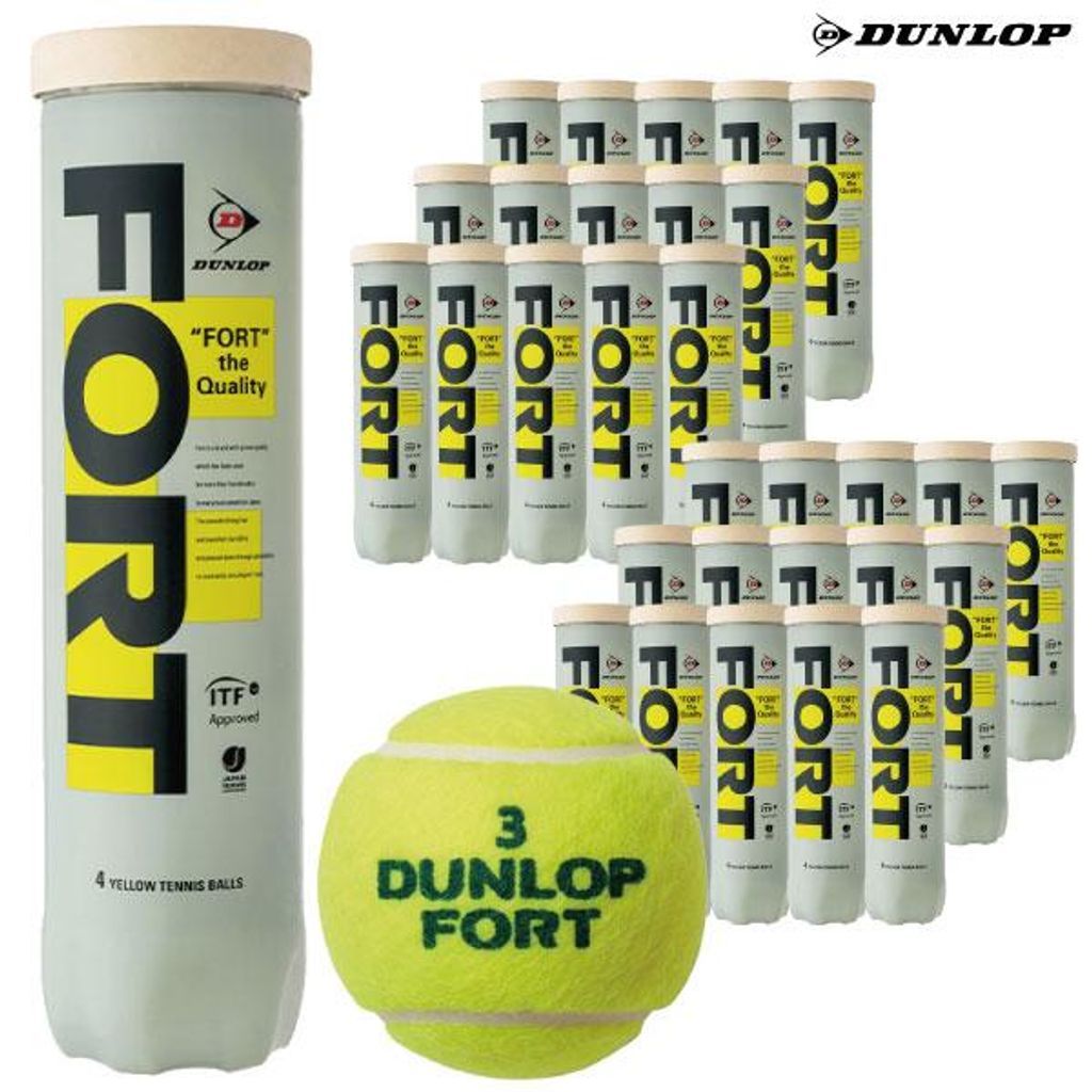 【新品】 Dunlop　ダンロップ フォート　1箱120球 新品】 Dunlop ダンロップ フォート 1箱120球 ダンロップ