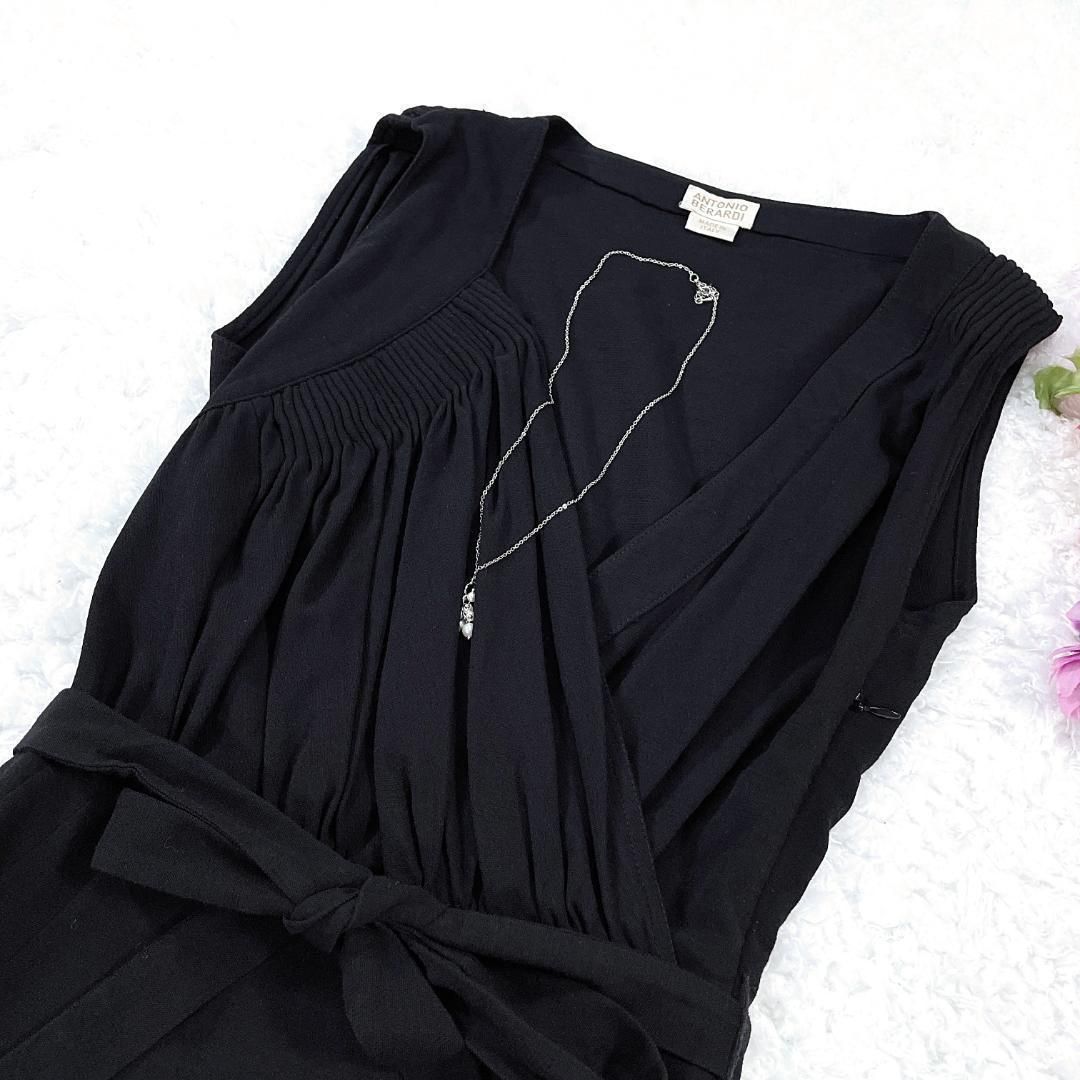 新品✨ANTONIO BERARDI ロングワンピース ドレス イタリア製 Mima様】 ANTONIO BERARDI アントニオベラルディ アシンメトリー