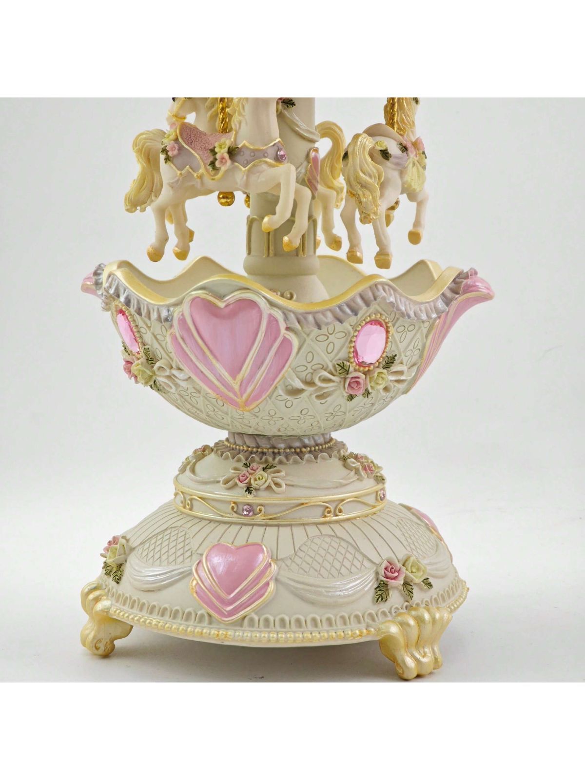 回転式 ハート型 ミュージックボックス、母の日ホームデコレーションギフト 回転式 ハート型 ミュージックボックス、母の日ホーム