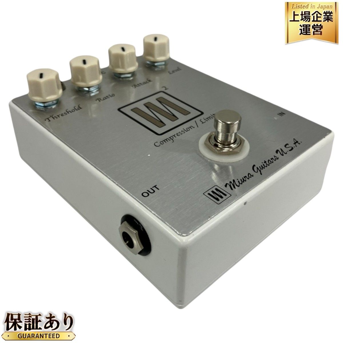 Miura guitars ミウラギターズ M2 Compression / Limiter エフェクター コンパクト ベース用 コンプレッサー  リミッター 中古 T9287587