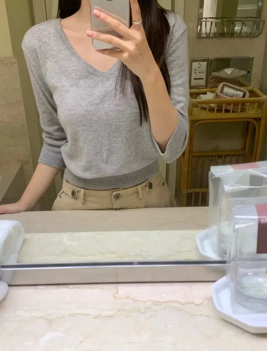 ベルニマーケット basic V knit