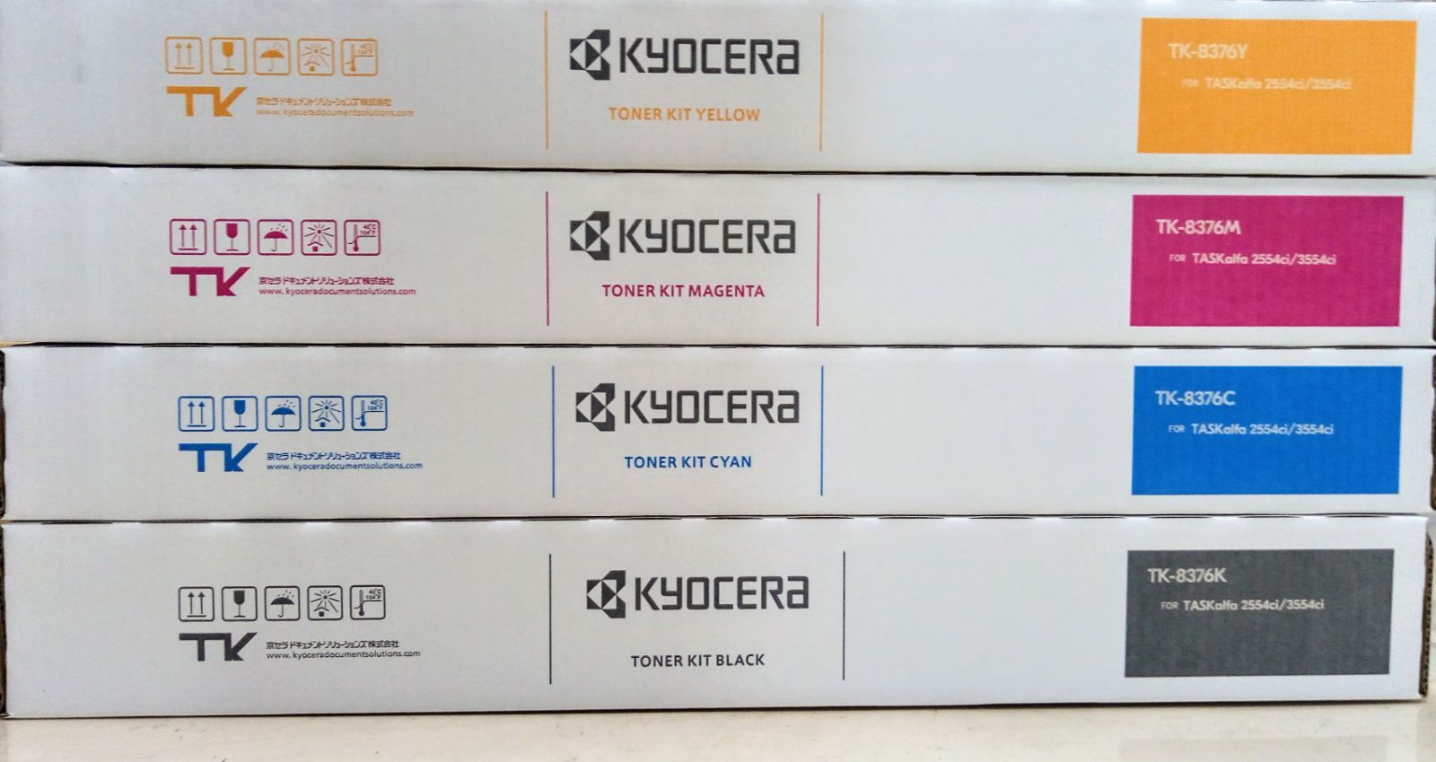 京セラ純正トナー TK-8376 4色セット 【公式通販】