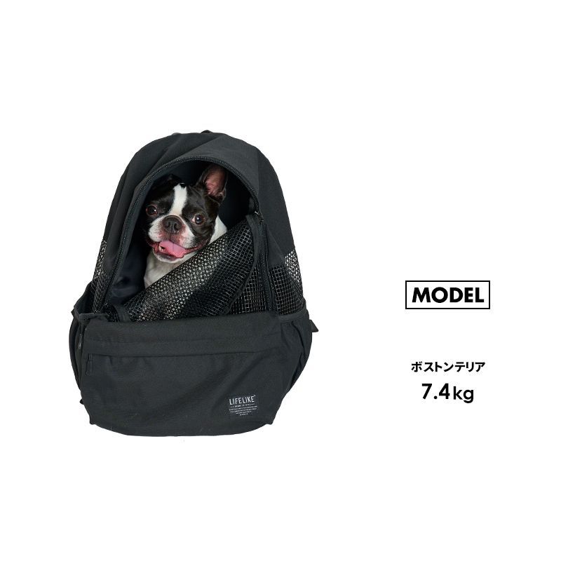 【デイパックキャリー】 犬用 キャリーバッグ  窓 犬リュック リュック型キャリー 犬用リュック 犬用キャリーケース リード付き 移動 バッグ 犬 小型犬 中型犬 10kg［ライフライク LIFELIKE公式］