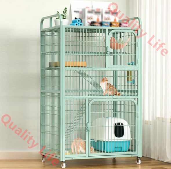 多層猫ケージ ブレーキユニバーサルホイール