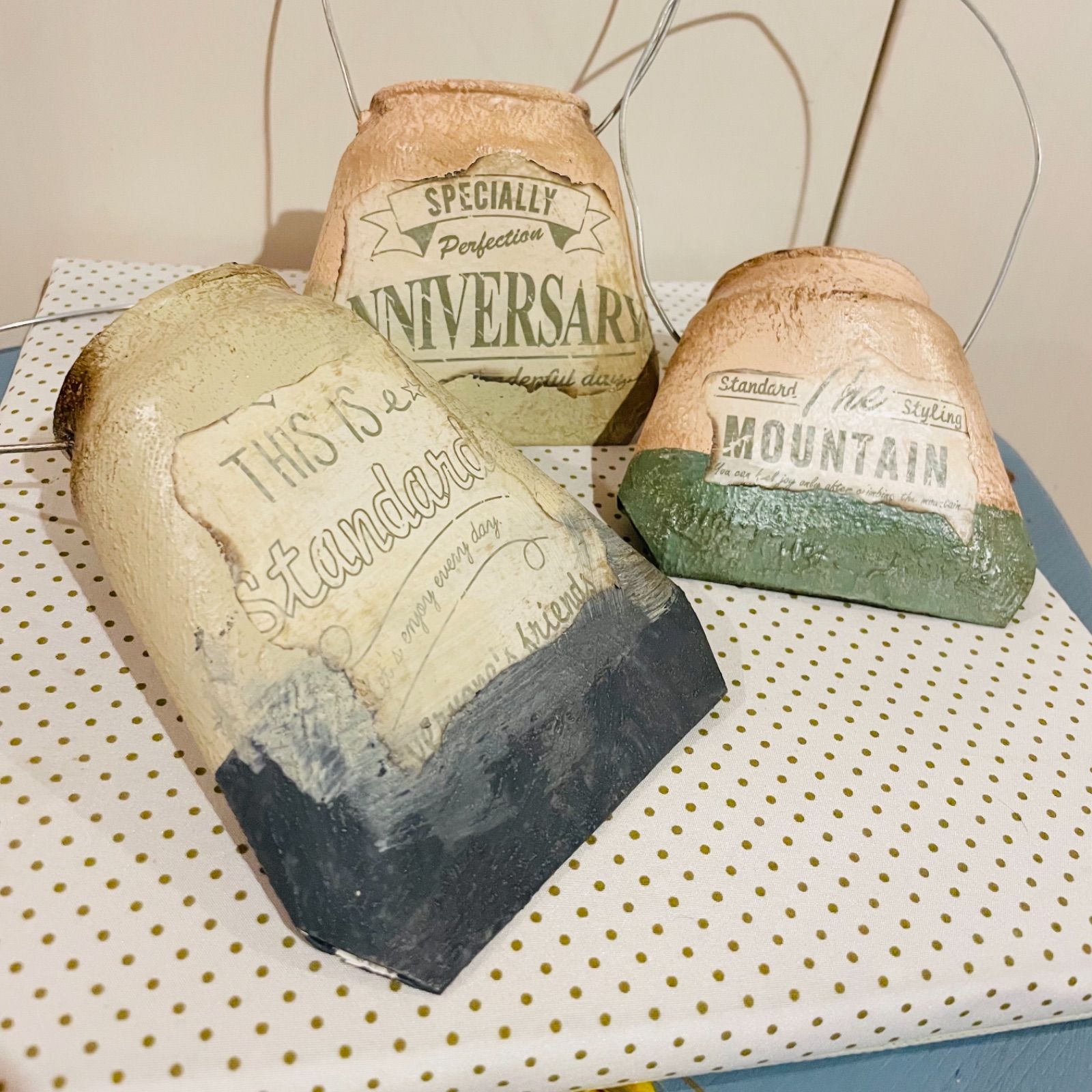 レトロクラシックシャビー✨️リメイク缶✨️3個セット レトロクラシックシャビー✨️リメイク缶✨️3個セット