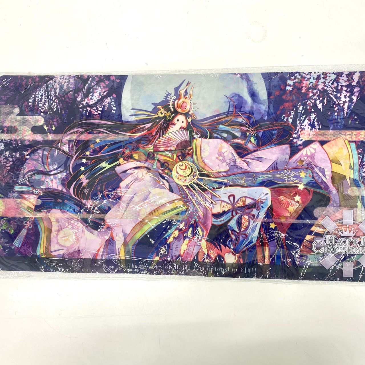 HATTI CHAMPIONSHIP プレイマット はっちcs ステッカー付き HATTI CHAMPIONSHIP プレイマット はっちcs ステッカー付き