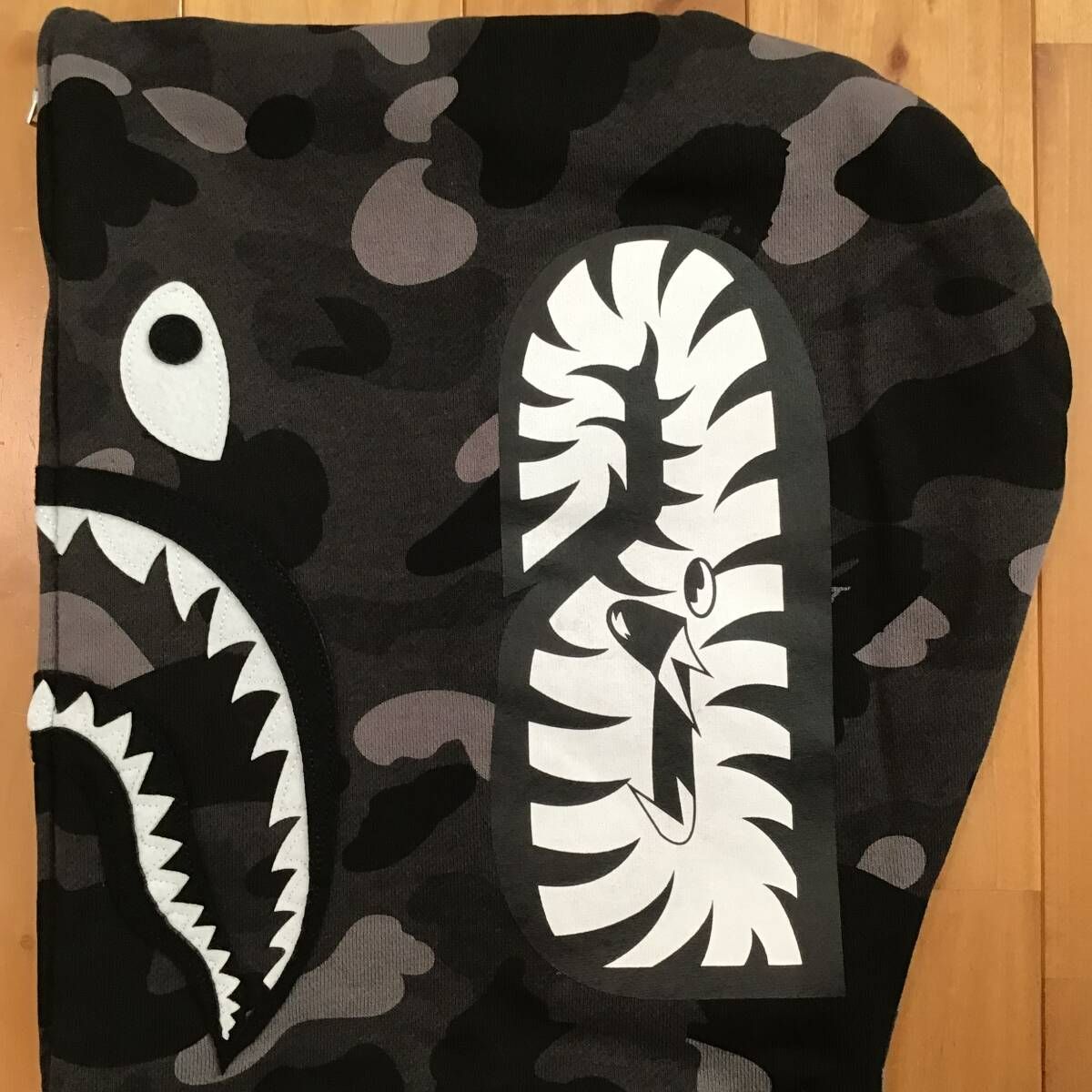 Black Eye Patch × BAPE camo シャーク パーカー Lサイズ a bathing