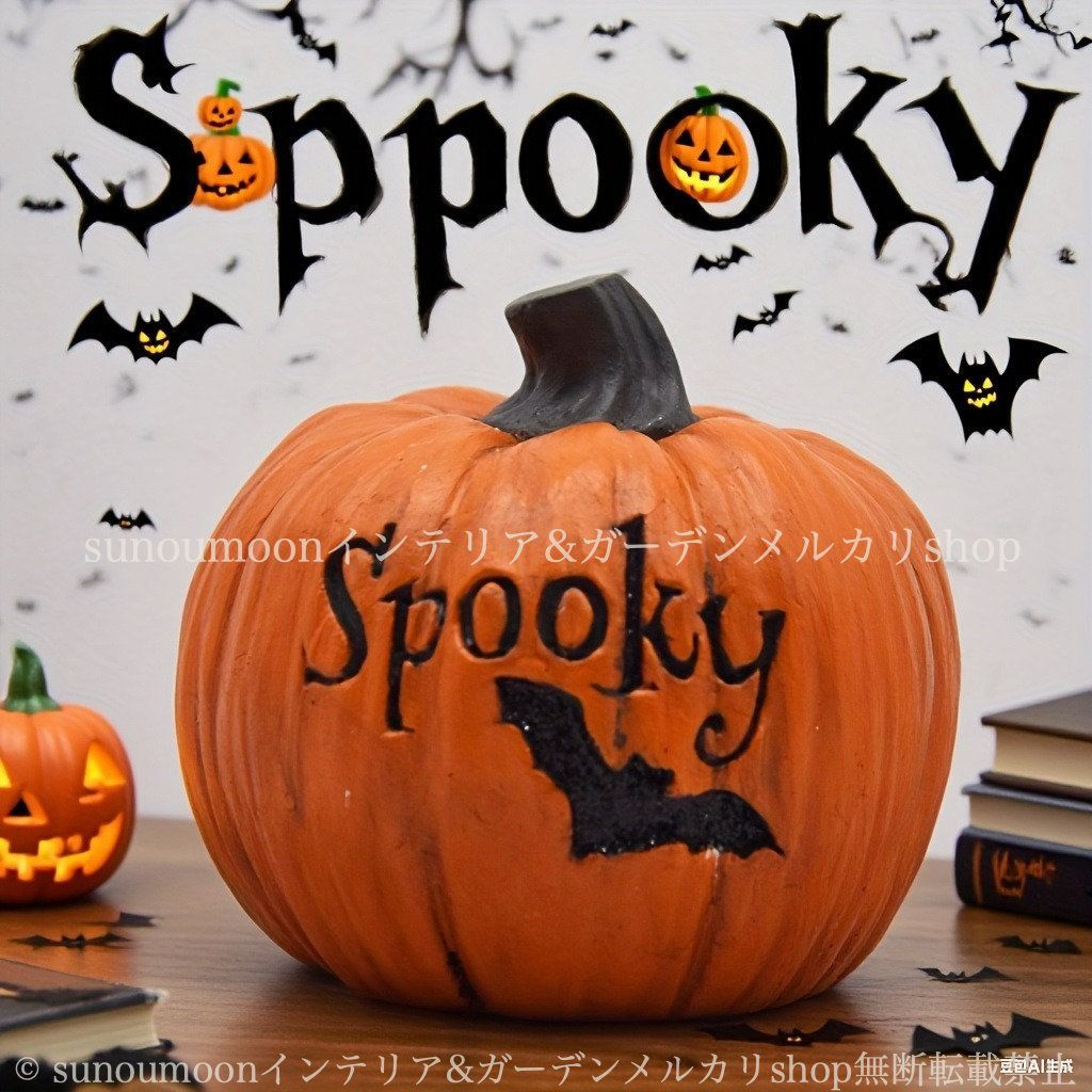 お洒落 ハロウィンの飾り ガーデン 庭の装飾 ガーデンインテリア 置物 ガーデンオブジェ 雑貨 ガーデニング カボチャ おしゃれ インテリア ガーデンオーナメント パーティー ガーデン雑貨 かわいい 秋 樹脂 4-7