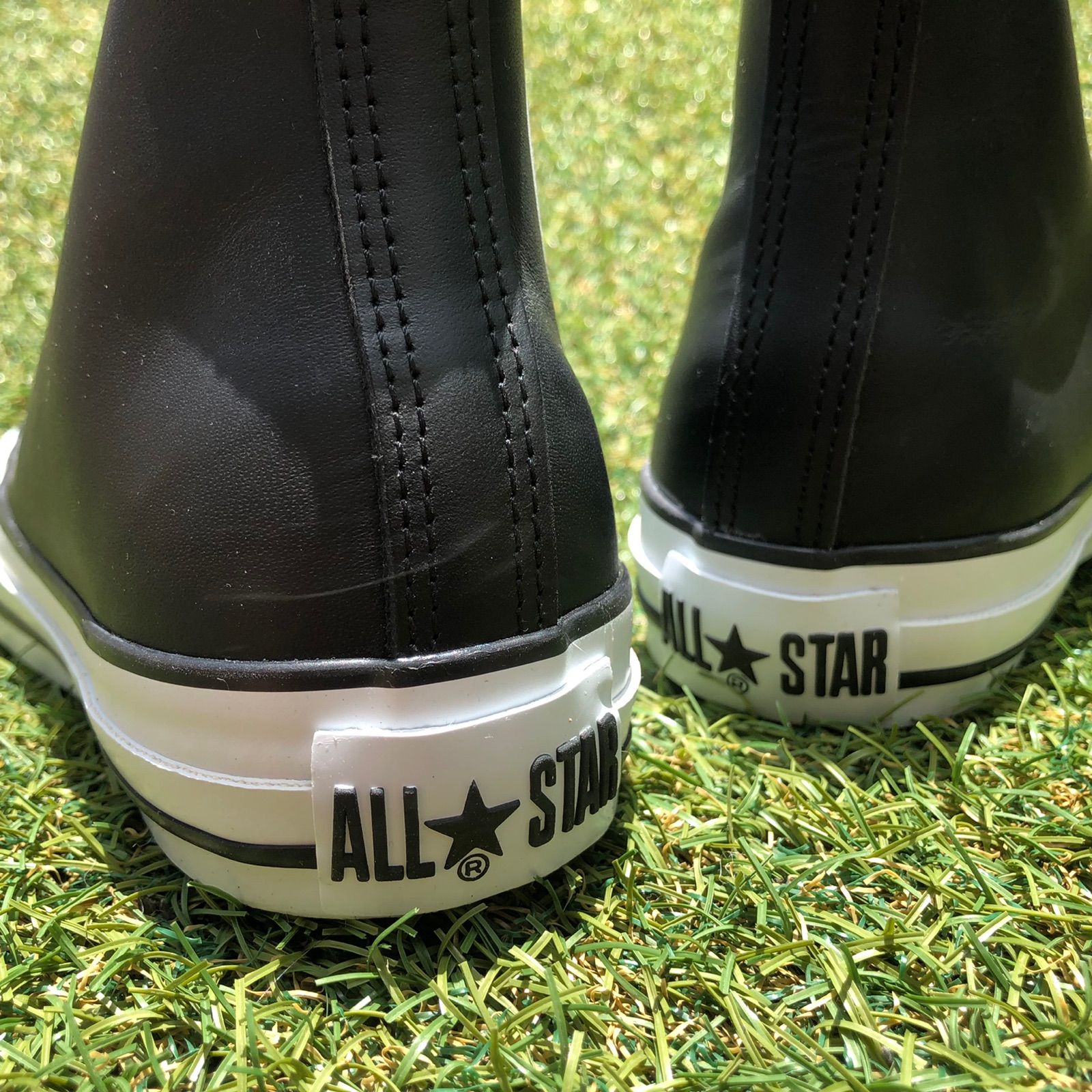 新品23 converse レザー オールスター HI HT225 - メルカリ