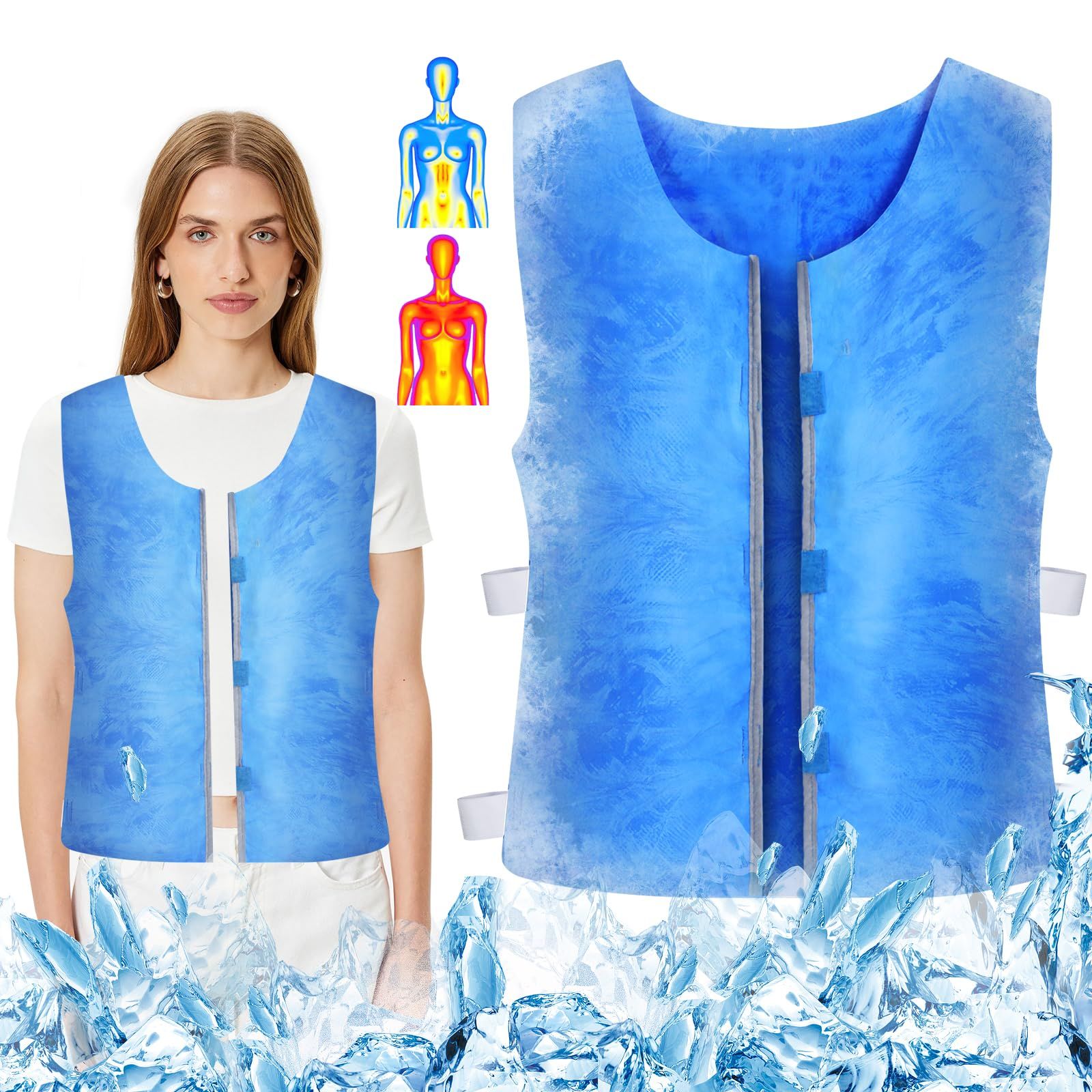 ハイブリッドクール ペルチェベスト 冷却ベスト 水冷 Cooling vest