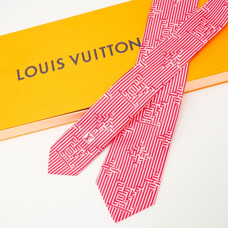LOUIS VUITTON (ルイヴィトン) ネクタイのみ Louis Vuitton ネクタイ 黒 モノグラム