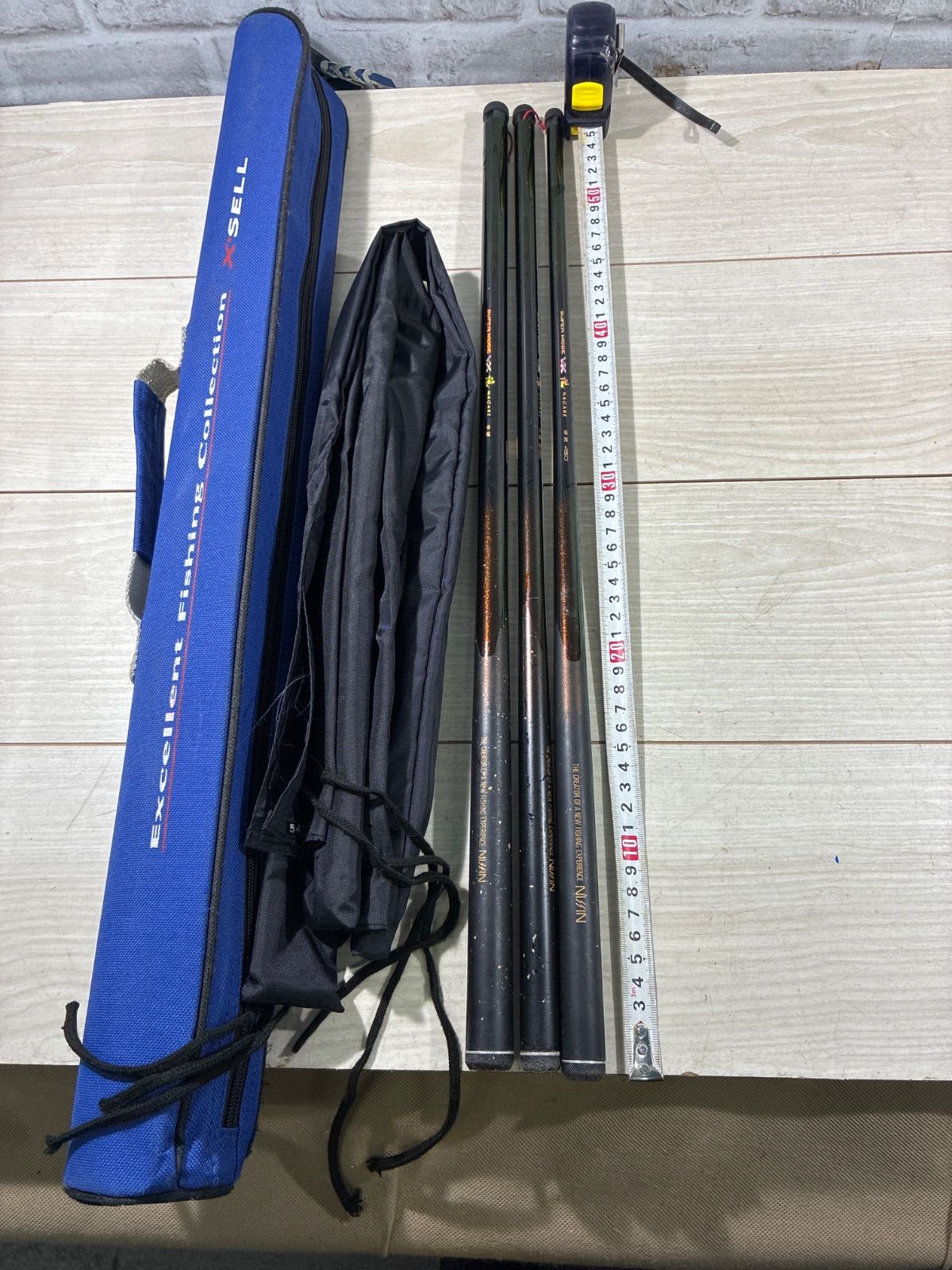 日新 渓流竿 supermode VX 流 3本セット ケース付き 整理番号渓1
