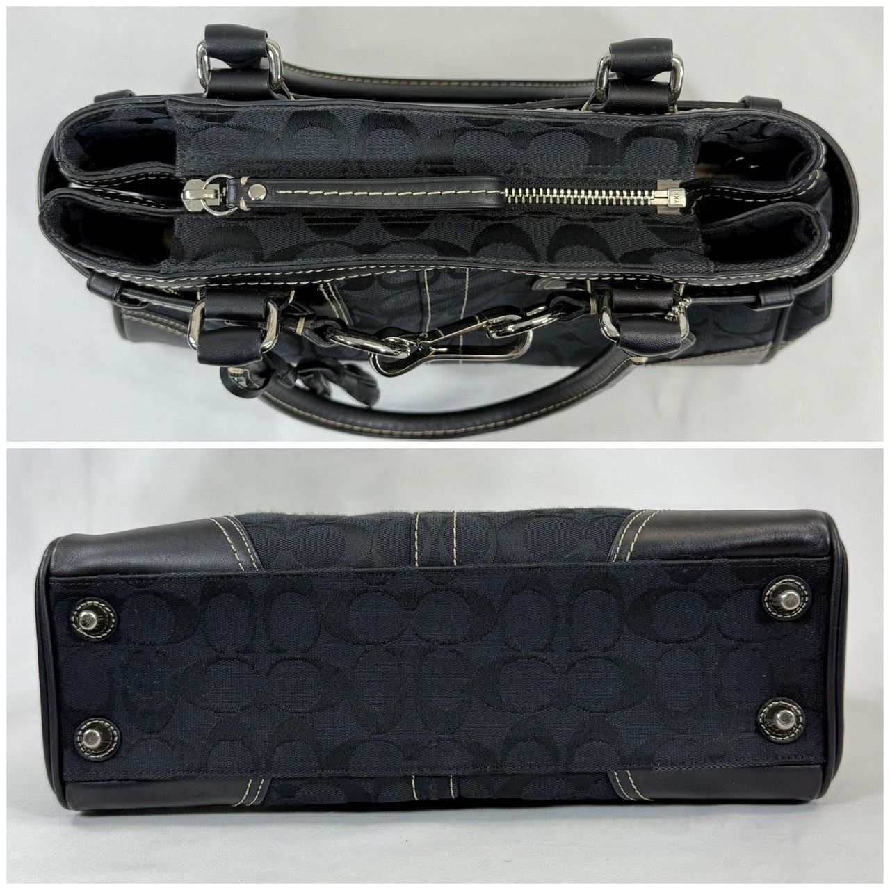 COACH コーチ シグネチャー トート バッグ レザー 本革