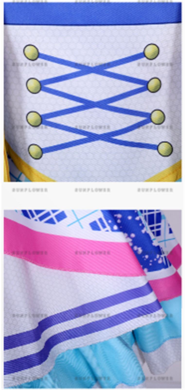 プリパラ そらみ スマイル ラブリーコーデ 真中らぁら コスプレ衣装 コスチューム ウィッグ追加 ワンピース コスプレ 仮装 変装 イベント ステージ パーティー 演出服 舞台衣装 忘年会 撮影