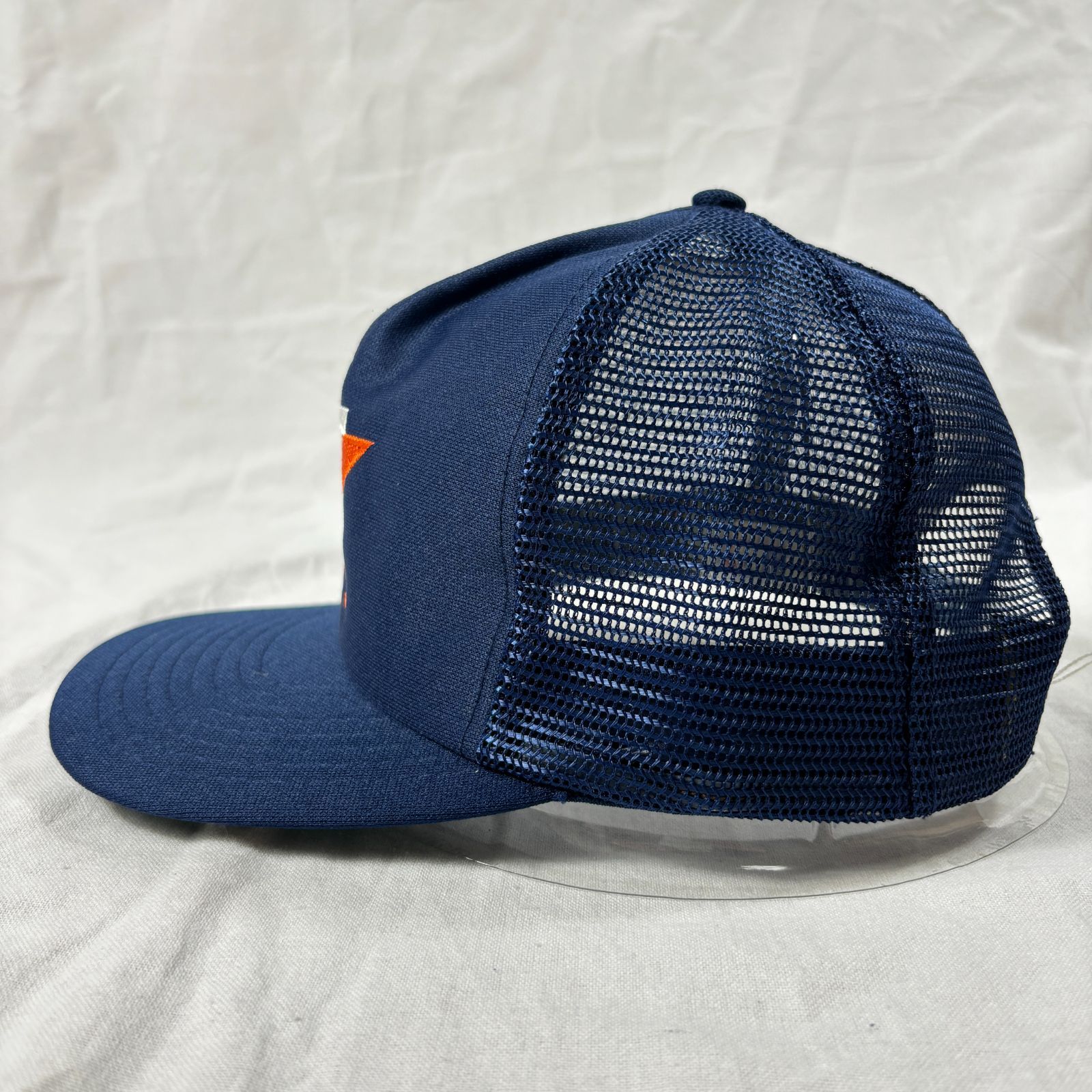 80s-90s MLB ヒューストンアストロズ 刺繍ロゴ 6パネル メッシュ 