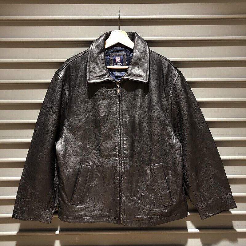 CHAPS ラルフローレン レザージャケット L ダークブラウン系 ｜レザー  