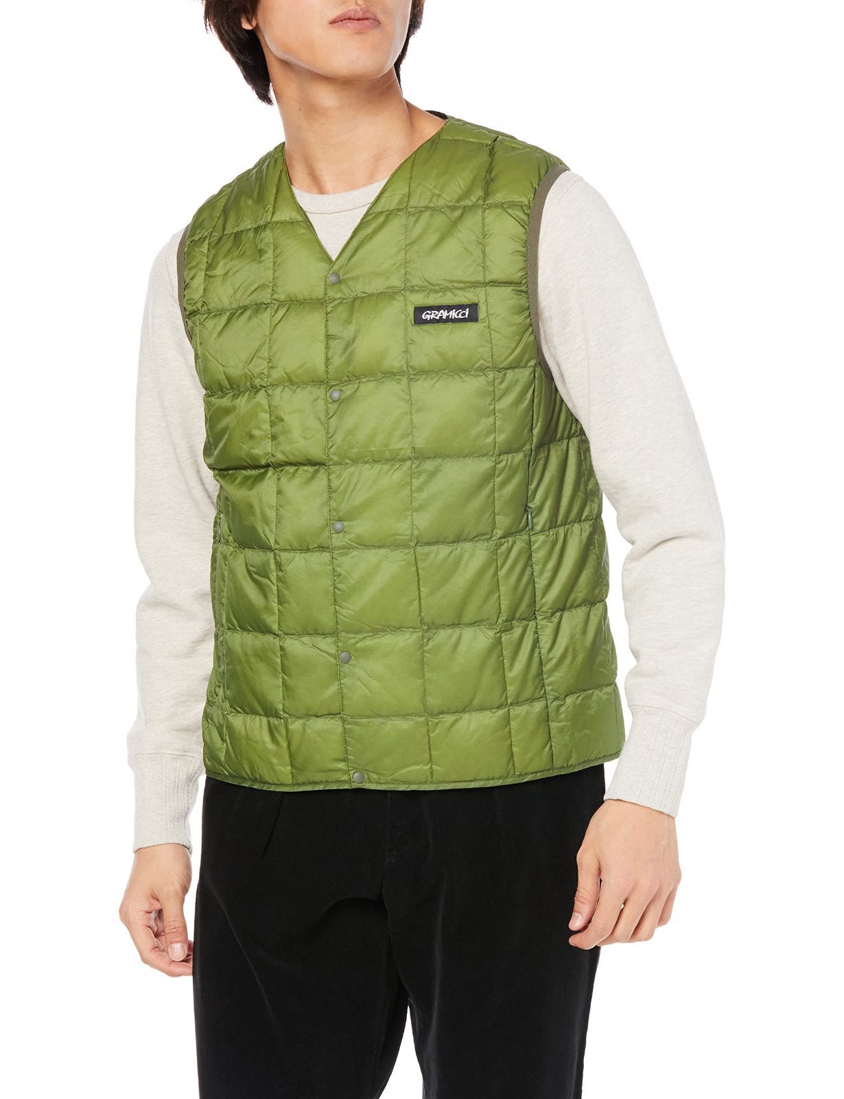 Size M_Color オリーブ グラミチ TAION INNNER VEST | インナーベスト M OLIVE