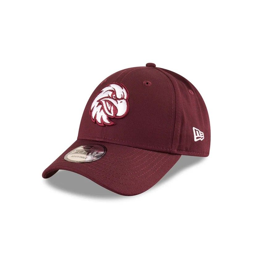 送料無料 匿名配送 ニューエラ シー イーグルス 9Forty TC Badged Cap 帽子 エンジ 公式モデル 日本未発売