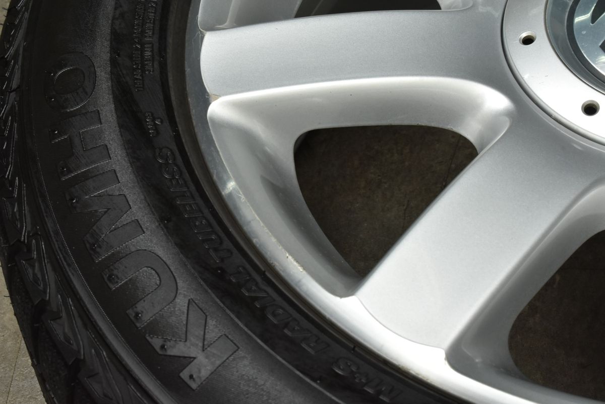 宝物 製 バリ溝スタッドレス フォルクスワーゲン ゴルフ 純正 16in 6.5J 50 PCD112 KUMHO WINTERCRAFT Wi61 205 55R16 ジェッタ