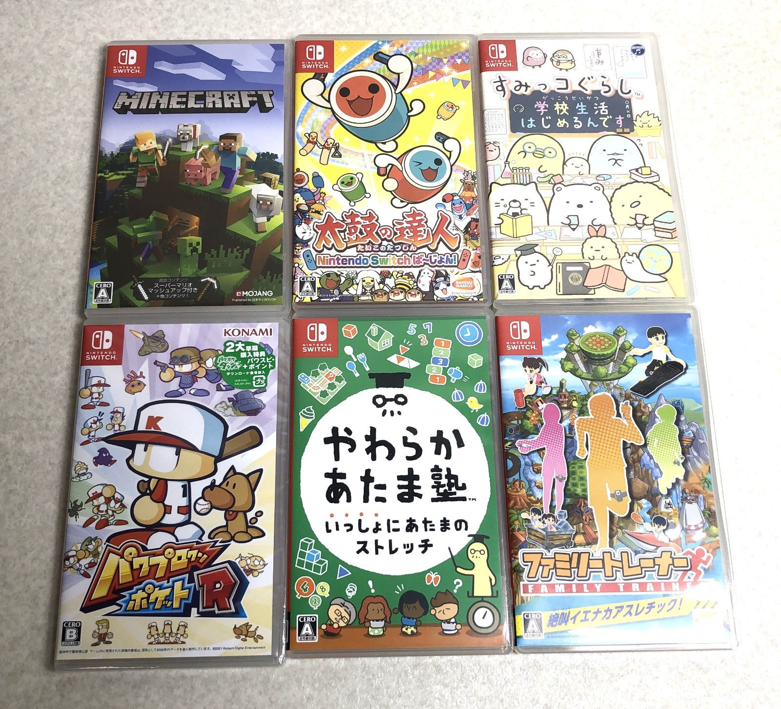 驚きの価格が実現！ DH796】任天堂 すみっコ 太鼓の達人 マインクラフト スイッチ Nintendo Switch