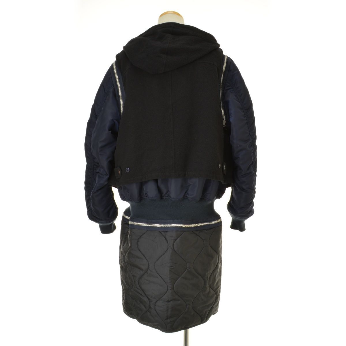 UNDERCOVER 21AW レイヤードジップブルゾン UNDERCOVER 21AW レイヤードジップブルゾン