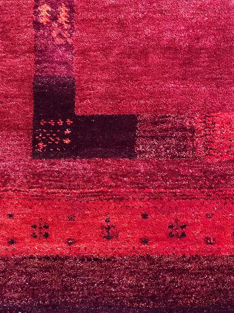 ペルシャ ギャッベ ラグ 本物 手織り絨毯 ペルシャ絨毯 ギャベ