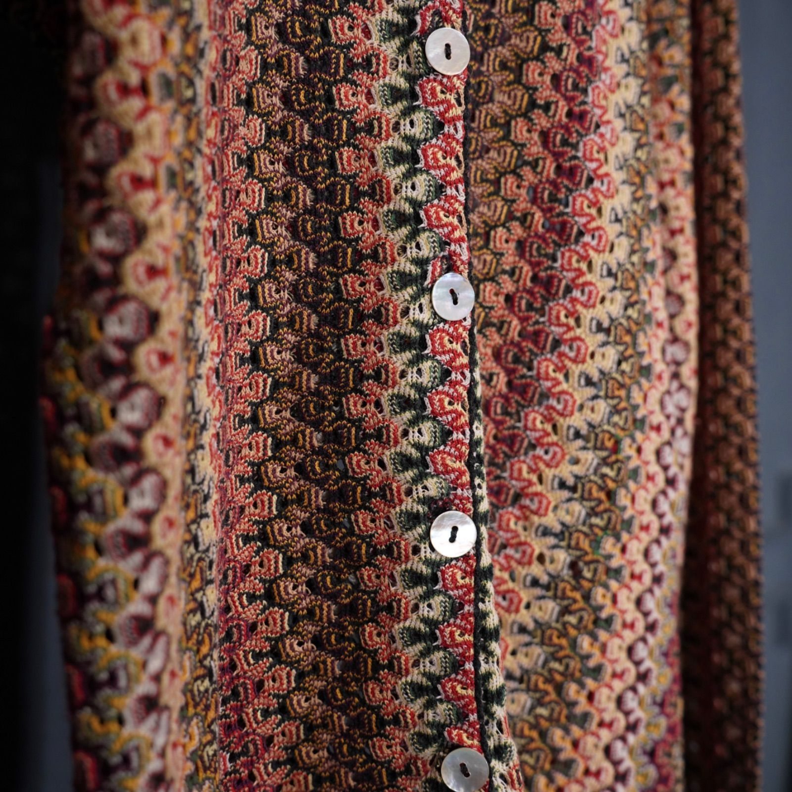 SHIRT|アメリカ古着柄デザインニットシャツ