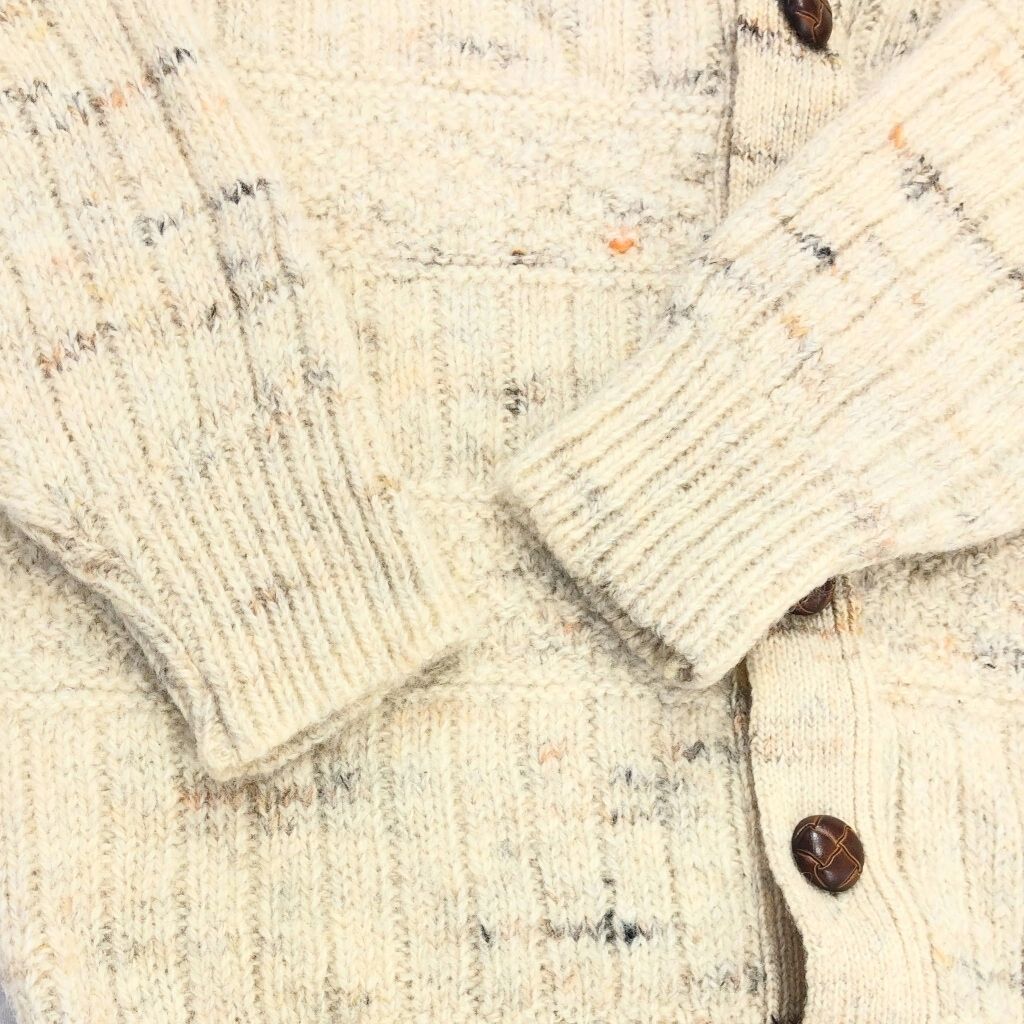 PENDLETON 70年代 ウールニットカーディガン ヴィンテージ Lサイズ 70年代 USA製 PENDLETON ペンドルトン ウールニット ネップ