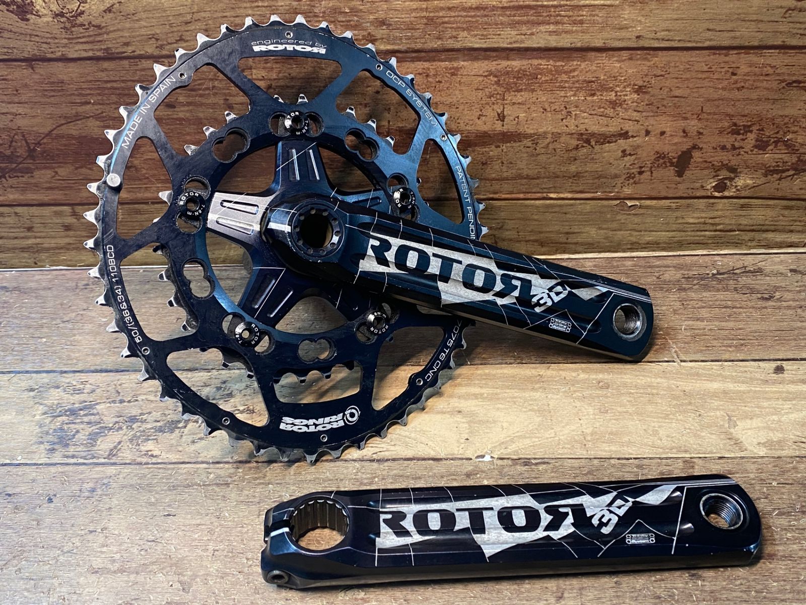 ROTOR 3D 24クランクセット 50-34T 170mm ここにきてあのクランクの在庫が。。。！ ROTOR 3D 24 TRACK