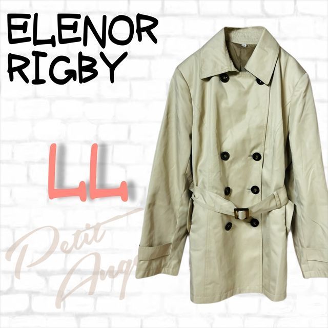 未使用】ELENOR RIGBY トレンチコート ベルト付き レディース ベージュ