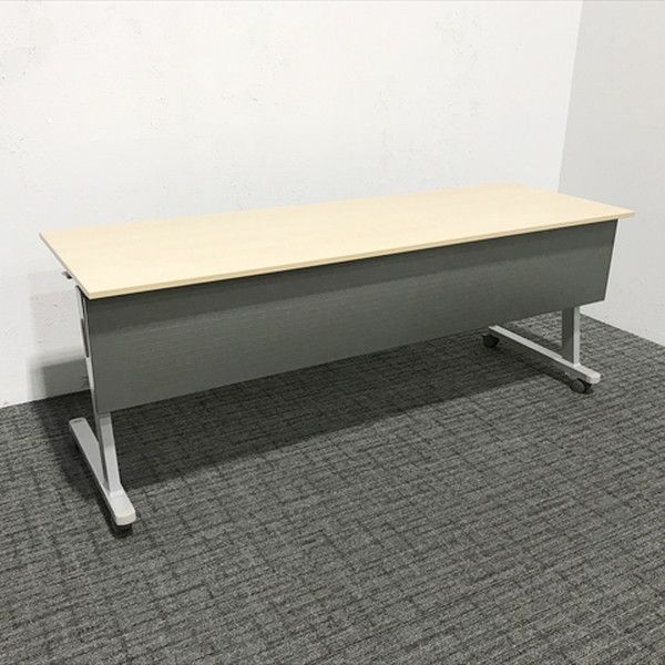 会議テーブル フラップ式 幕板無 W1800 内田洋行 ウチダ プレーン