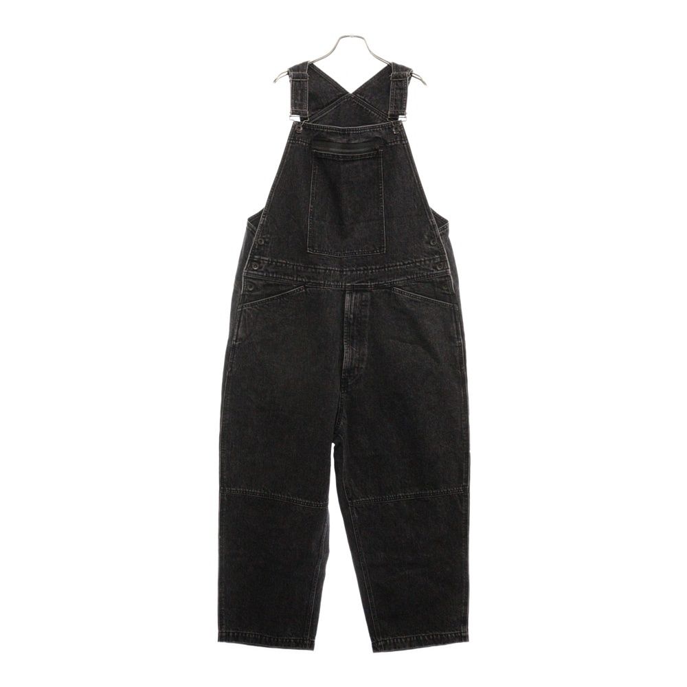 ESSAY エッセイ ZIPPED DENIM OVERALL ジップドデニム オーバーオール ブラック ES03JS-01
