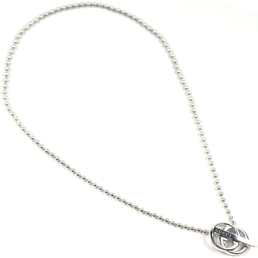 グッチ ネックレス ペンダント Gロゴモチーフ シルバー GUCCI 216435