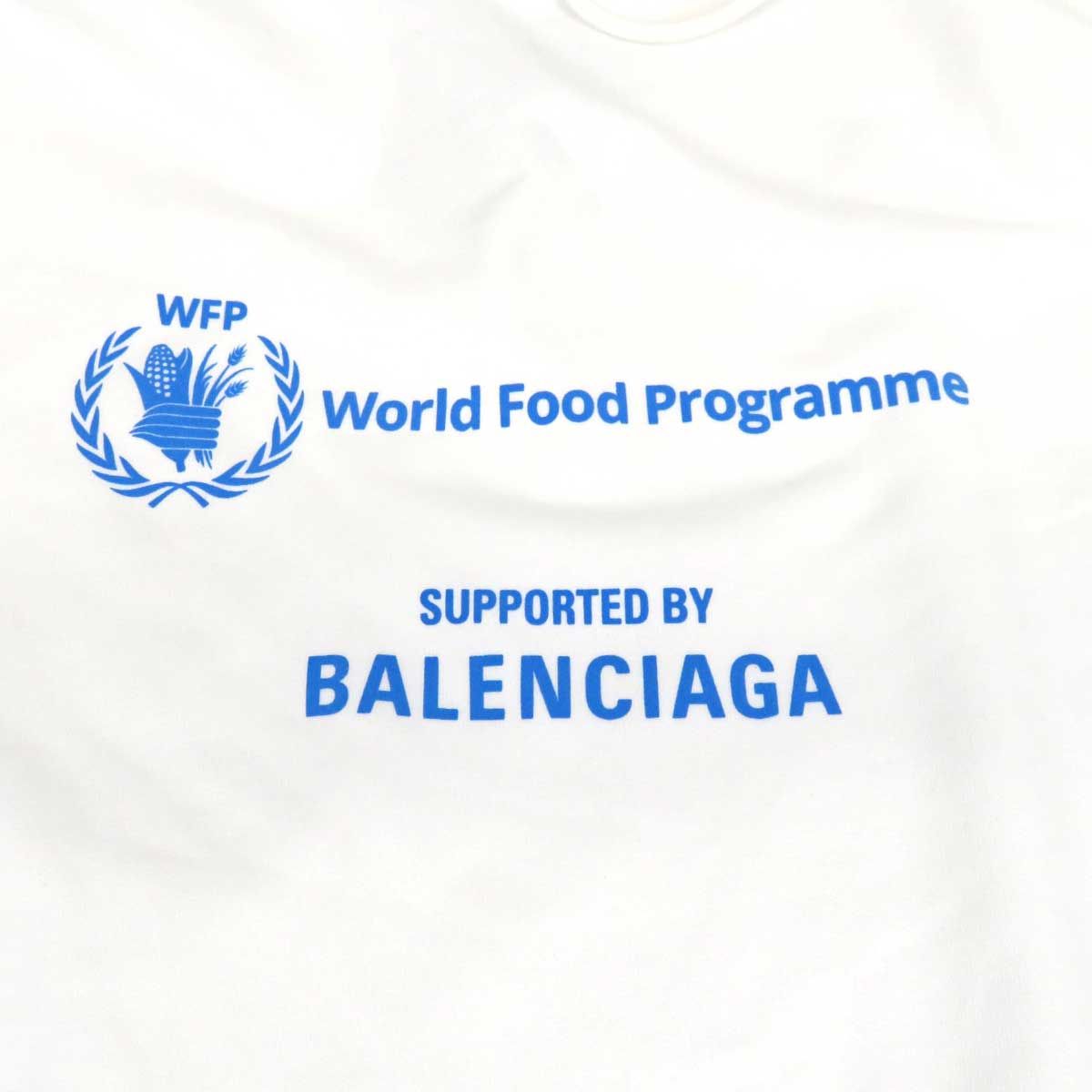 バレンシアガ The World Food Programme コラボ ロゴ フーディ 578135  