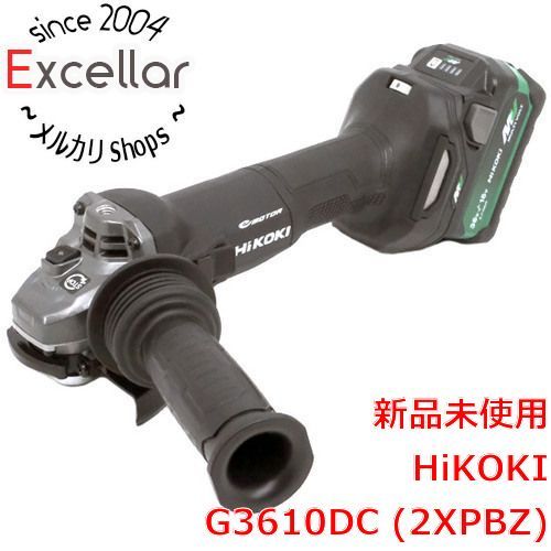 [bn:15] HiKOKI　コードレスディスクグラインダ(ブレーキ付)　G3610DC (2XPBZ)　ストロングブラック