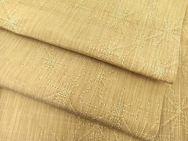 平和屋着物▽上質な紬 単衣 麻の葉文様 正絹 逸品 BAAT1004hv - メルカリ 