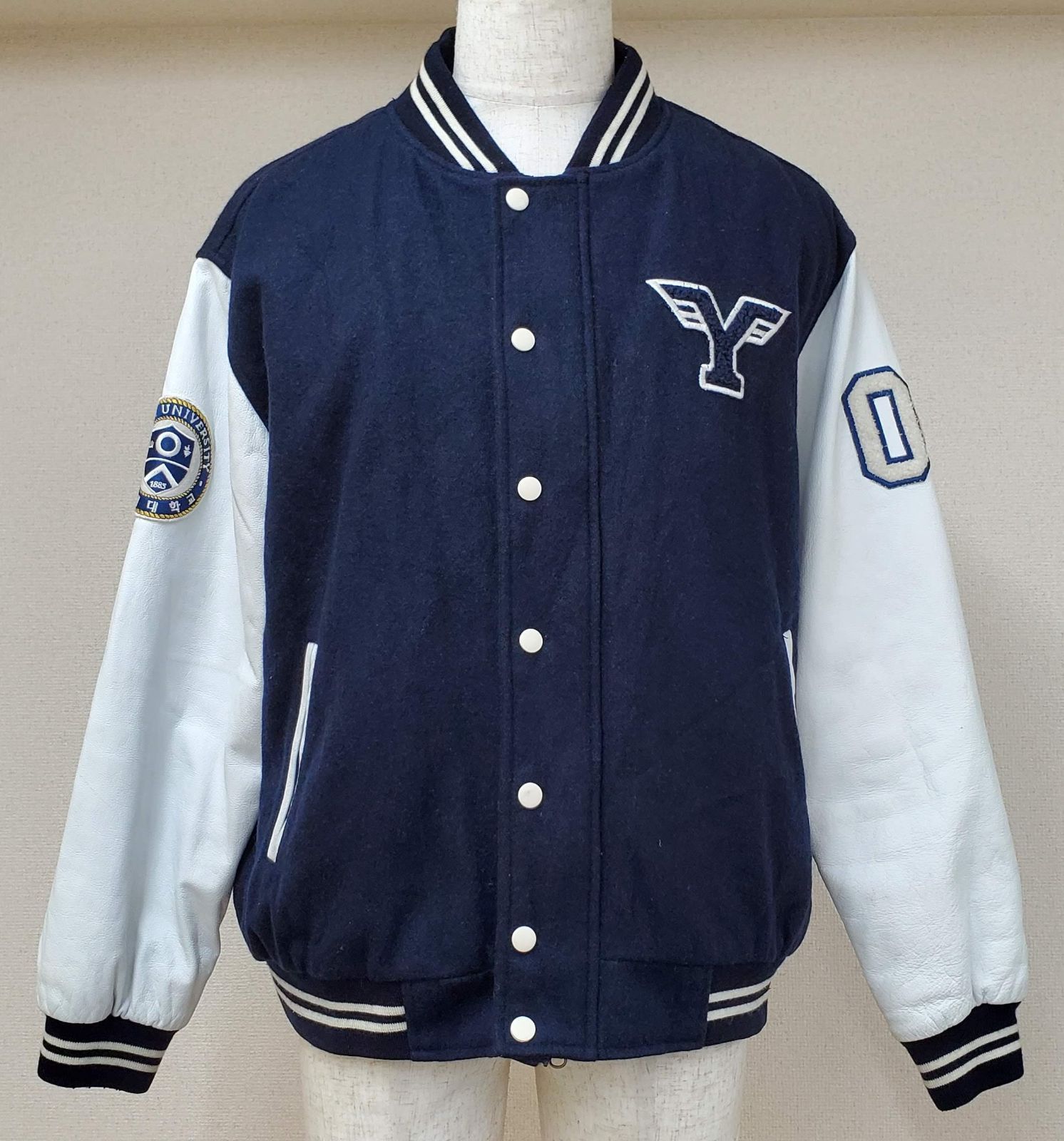 Yonsei University 延世大学ジャケット　スタジャン　XL Yonsei University 延世大学ジャケット スタジャン XL 韓国延世大学