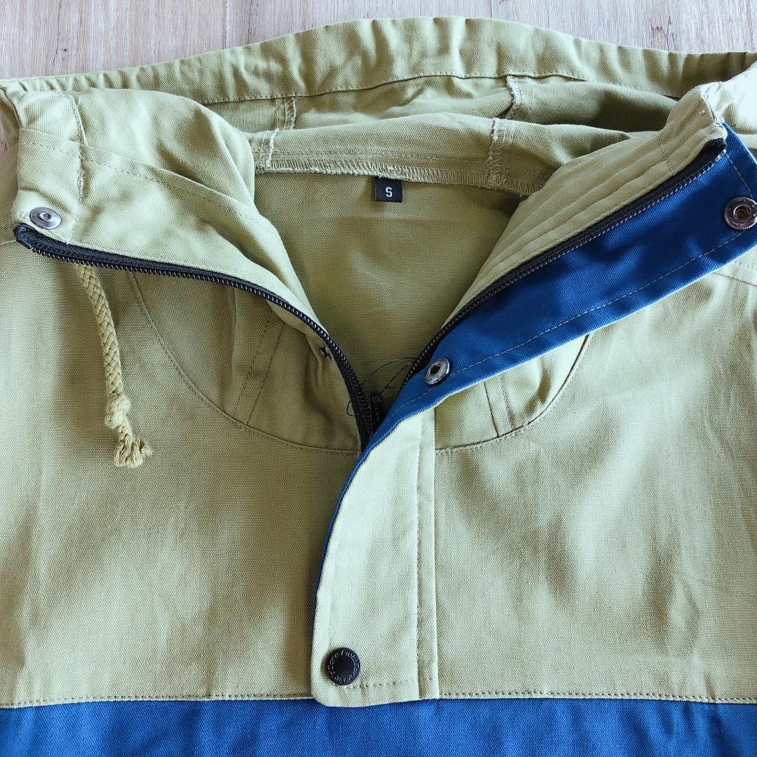 AURALEE ハーフジップ アノラックパーカー カーキ サイズ3 AURALEE ハーフジップ アノラックパーカー カーキ サイズ3