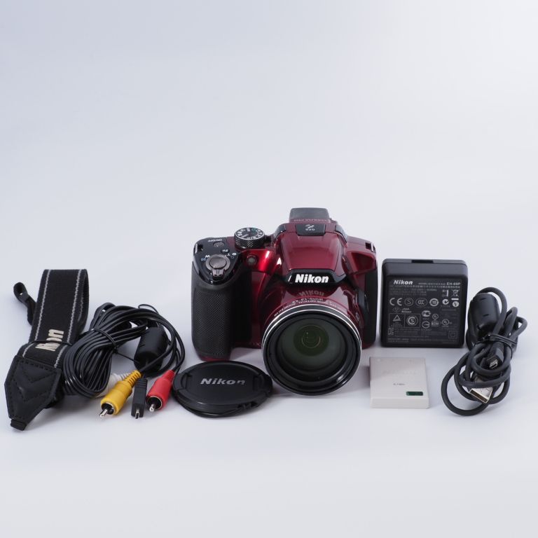Nikon COOLPIX P510 レッド コンパクトデジタルカメラ Amazon.com : Nikon COOLPIX P510 16.1 MP CMOS Digital Camera