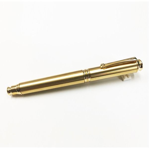 金属 万年筆 文房具 真鍮 ゴールド 中太字 文具 ステーショナリー Metal Pen WWW_SKLAD-KIRPICHA_RU