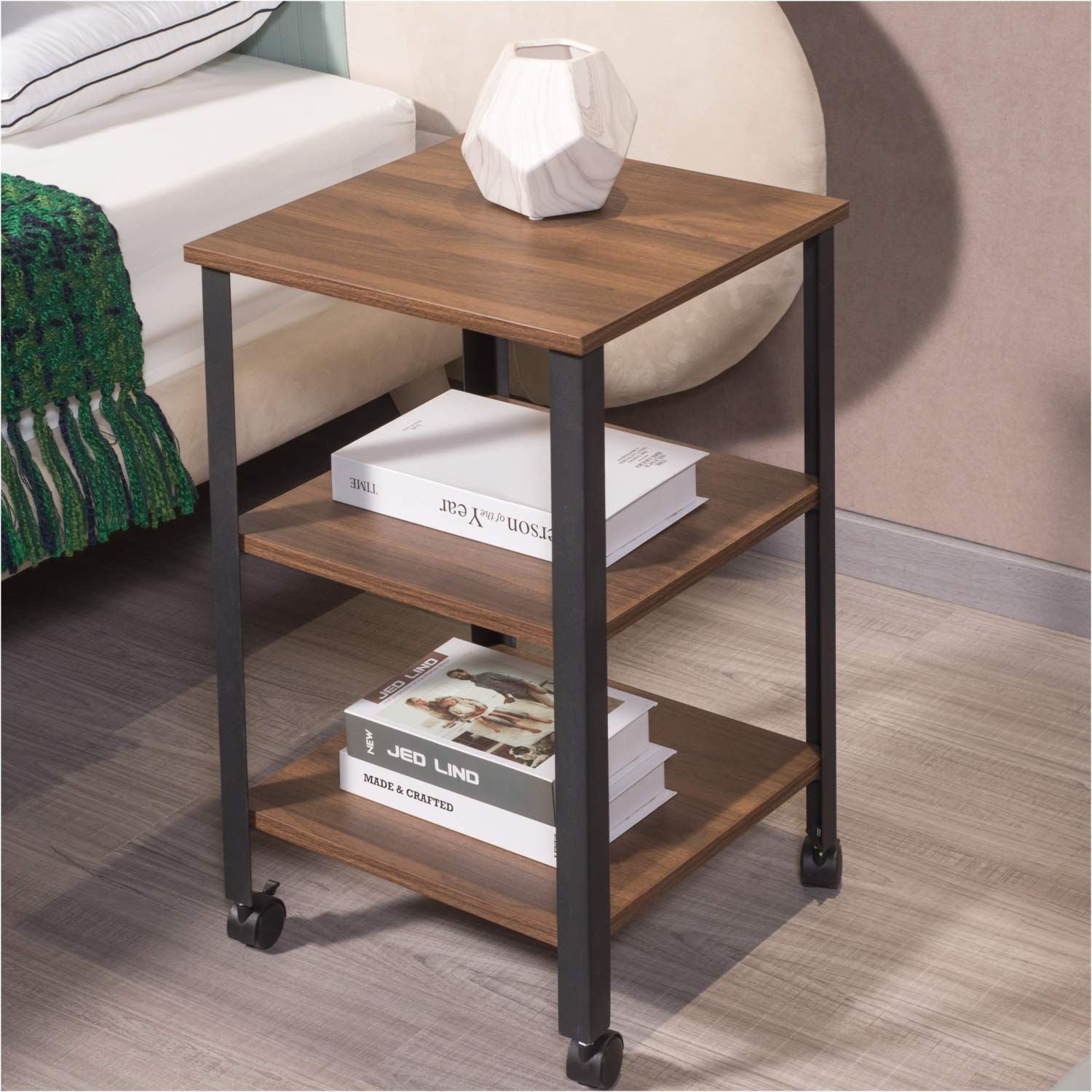 物置テーブル 方形-茶色