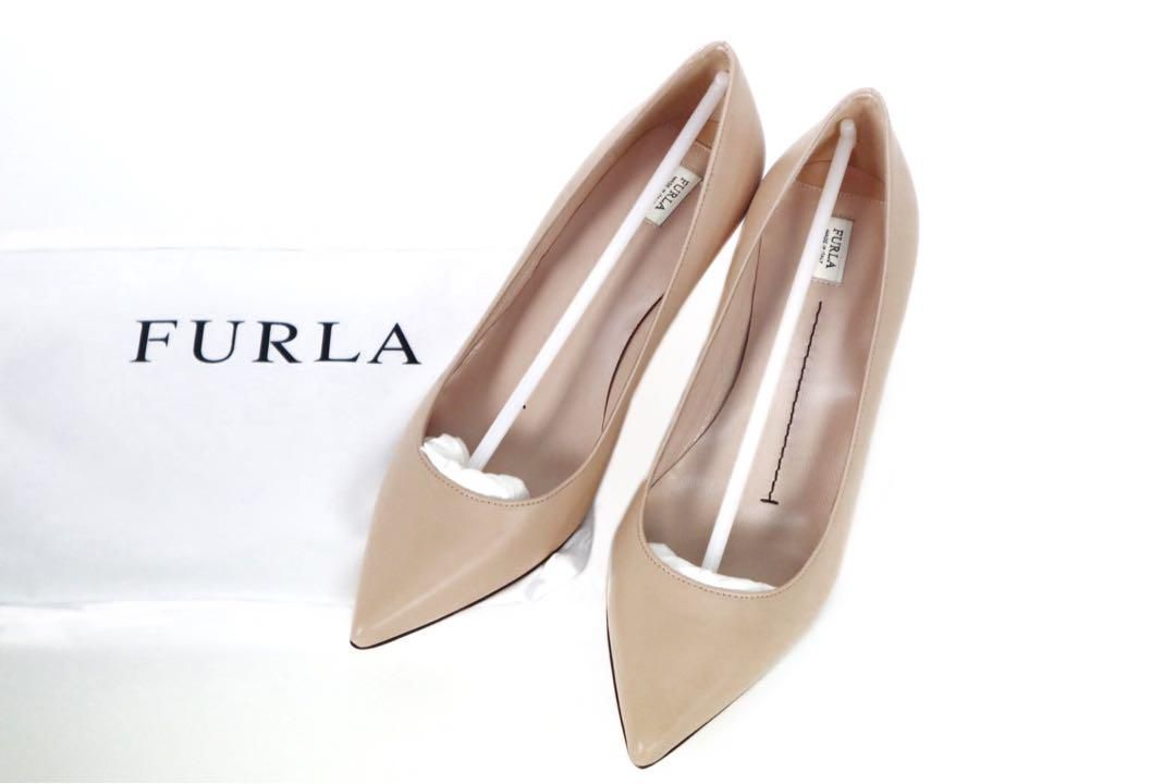 【新品】【定価42900円】 フルラ　ポインテッドトゥ　パンプス　ヌーディカラー 未使用 FURLA フルラ ポインテッドトゥ パンプス ヌーディカラー