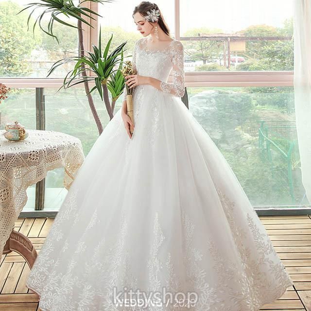 ウェディングドレス 花嫁 二次会 ウエディングドレス Aラインドレス