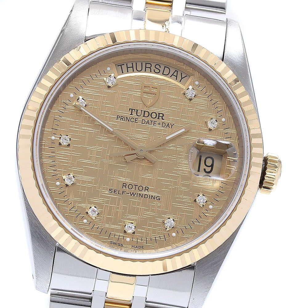 チュードル TUDOR 76213 プリンス デイトデイ 自動巻き メンズ
