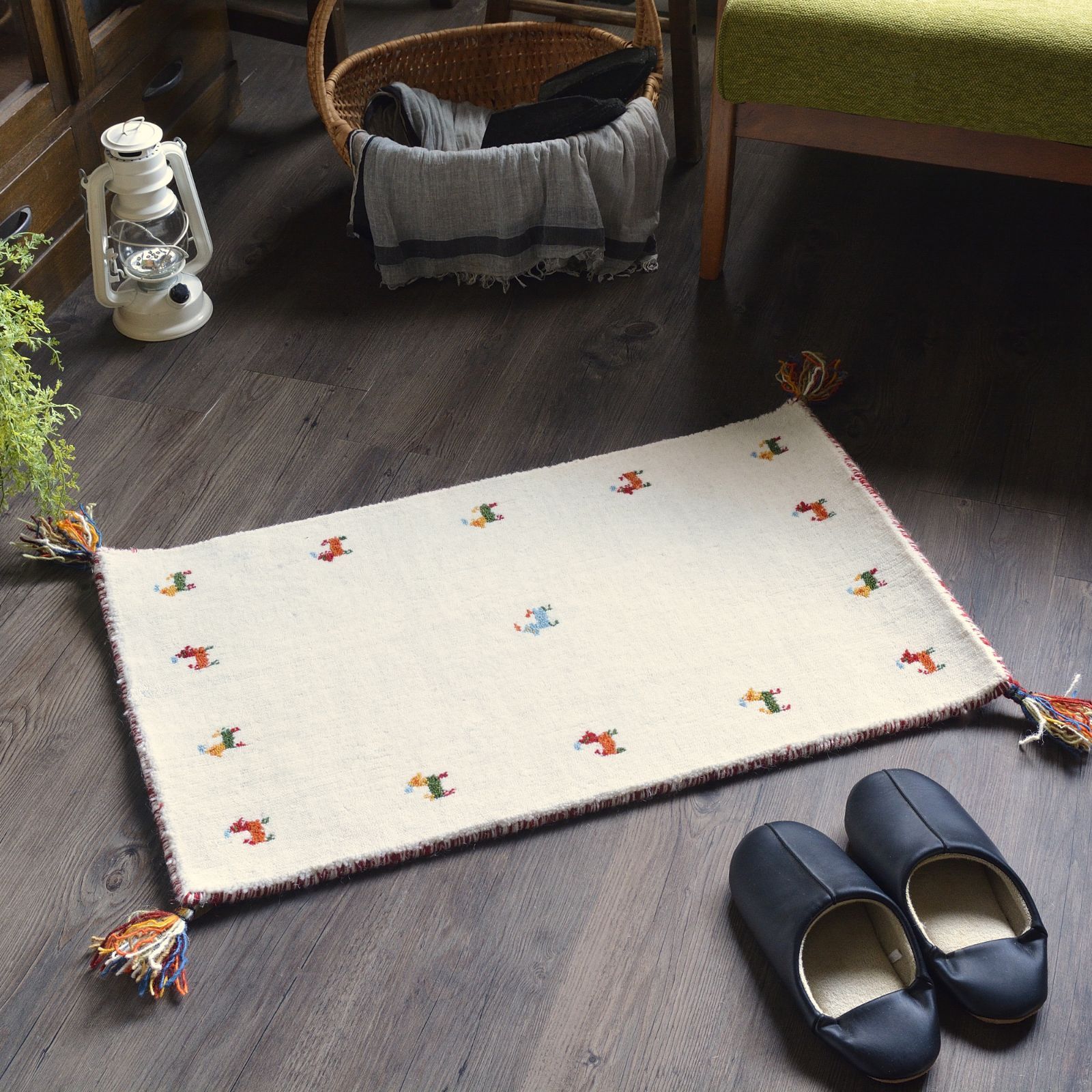 玄関マット 室内 おしゃれ ギャッベ ギャベ 70x120cm 1